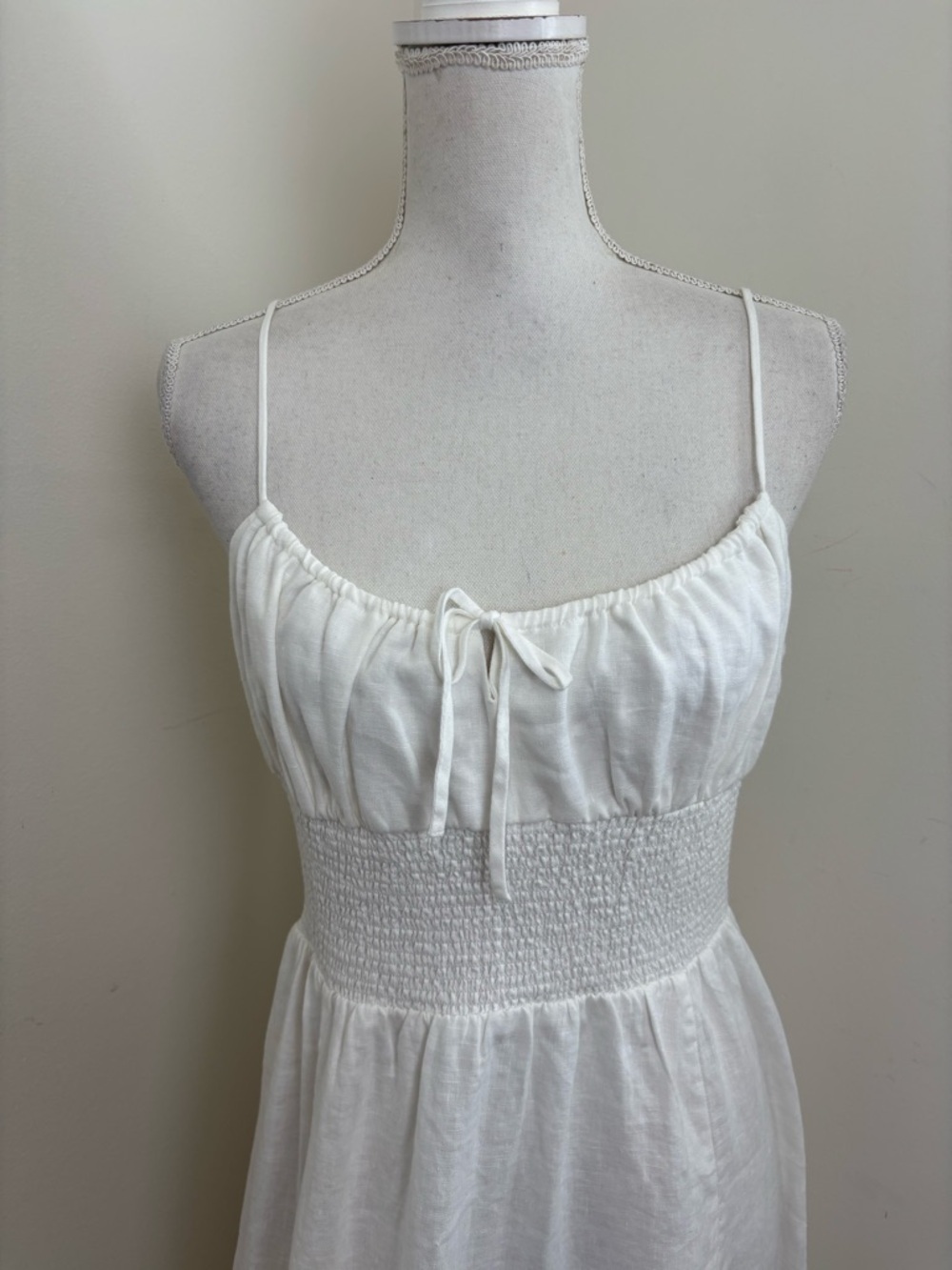 ARITZIA Wilfred Genoa Organic Linen Midi Dress Size Large - Picture 11 of 15